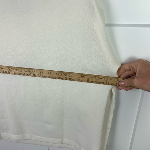 NWT Madewell Button Shoulder Ivory Top Blouse Size XS Capsule preppy romantic - Picture 5 of 7